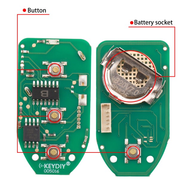 [5Pcs/Lot] KEYDIY KD B20-4 Universal Remote Key 3+1 Buttons for Hyundai Azera Type