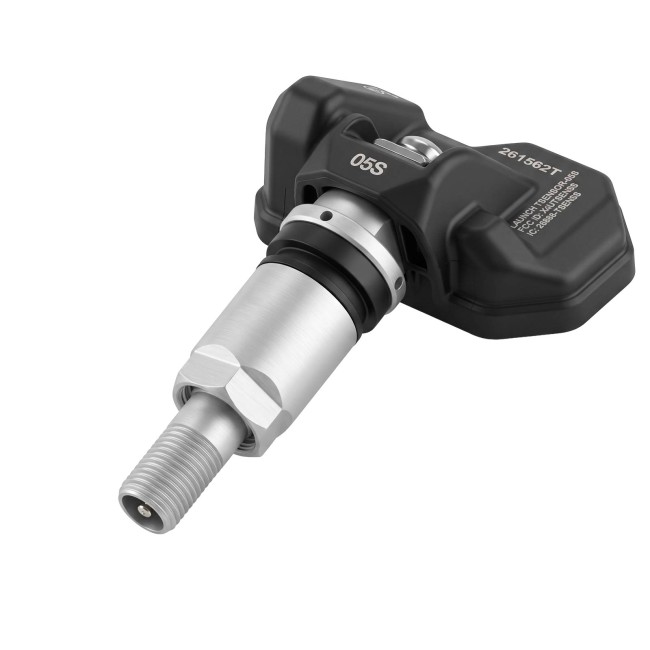 4 pcs/lot LAUNCH TSENSOR-05S RF TPMS Sensor (Overseas Configuration with Adjustable Angle Sandblasted Silver Aluminum)