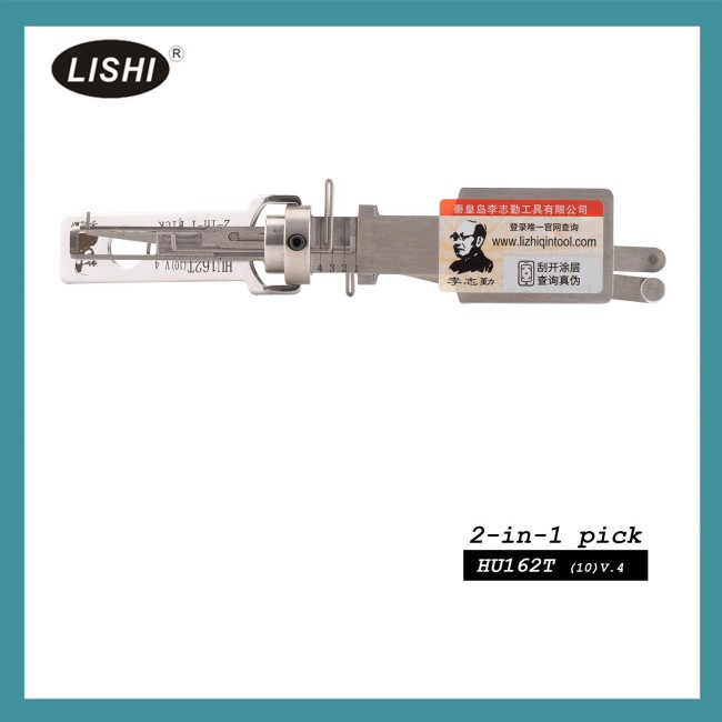 Newest LISHI HU162T(10) 2-in-1 Auto Pick and Decoder for Audi