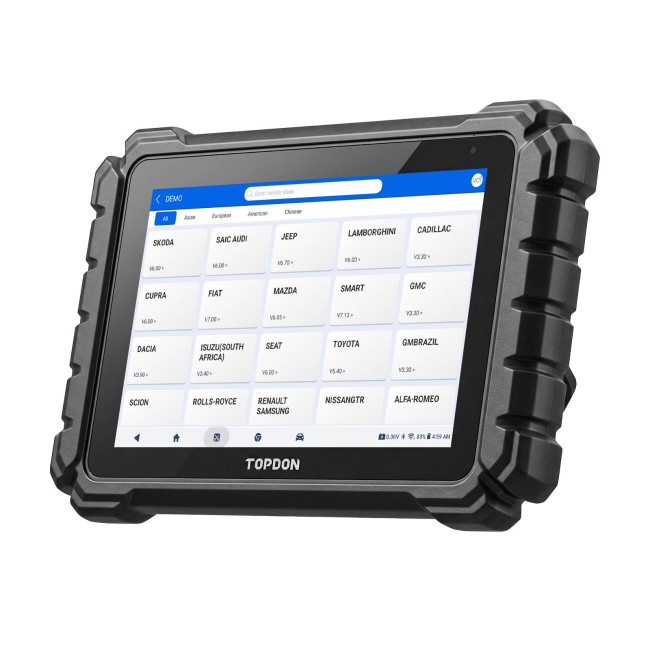 TOPDON ONE PLUS Professional 10.1" Automotive Diagnostic Tool Supports Hidden Functions Activation, 50+ Maintenance Functions, Battery Testing