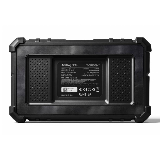TOPDON ArtiDiag Moto 5 Inch Motorcycle Diagnostic Tool Support 15 Brands Motors 35+ Special Functions