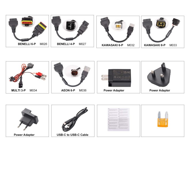 TOPDON ArtiDiag Moto 5 Inch Motorcycle Diagnostic Tool Support 15 Brands Motors 35+ Special Functions