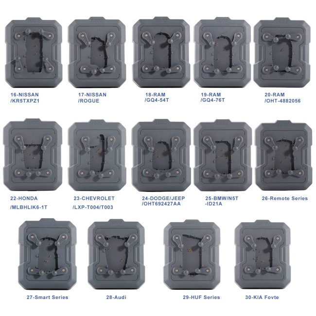 CGDI 28-piece Adapter Set (Includes Numbers 1-30, Excluding 13 & 21)