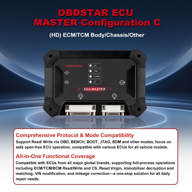 OBDSTAR ECU MASTER Configuration C (HD) ECM/TCM Body/Chassis/Other