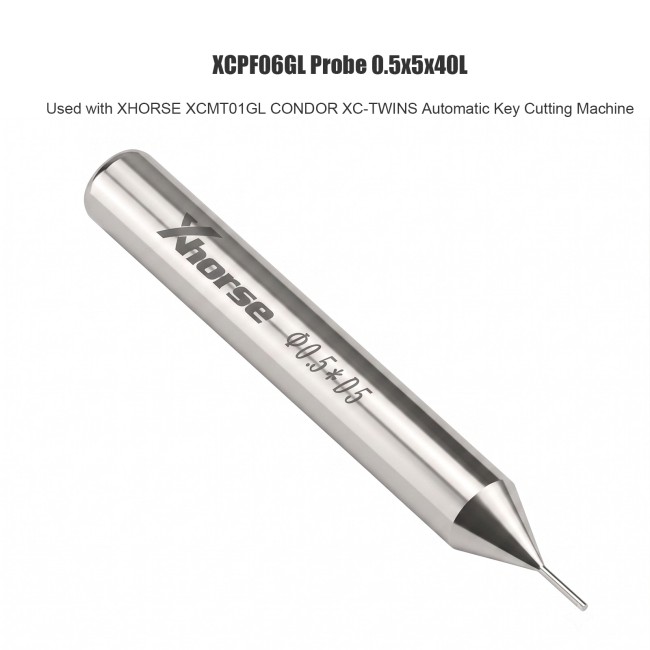 [5pcs/lot] XHORSE XCPF06GL Probe 0.5x5x40L Used with XHORSE XCMT01GL CONDOR XC-TWINS Key Cutting Machine
