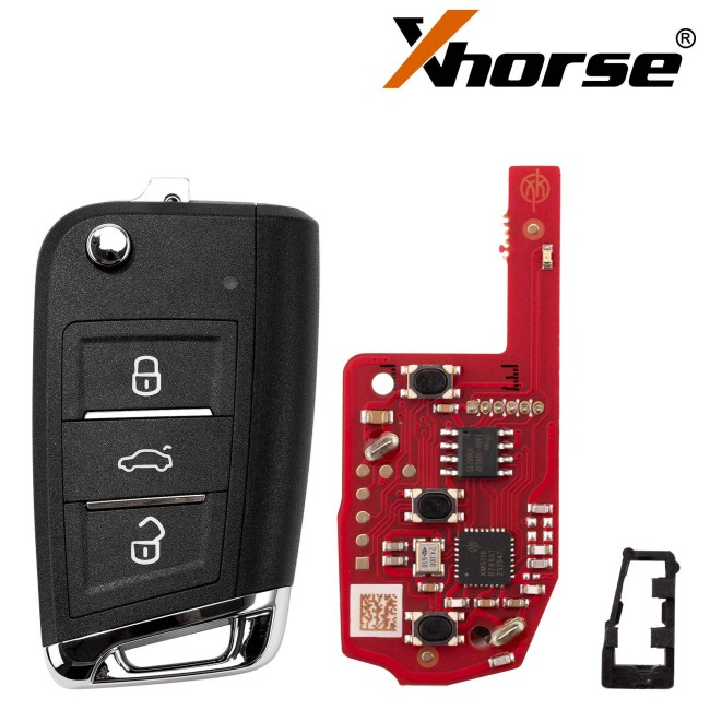 [5pcs/lot] XHORSE XKDM05EN MQB Second Generation for VW Universal Remote Key 3 Buttons