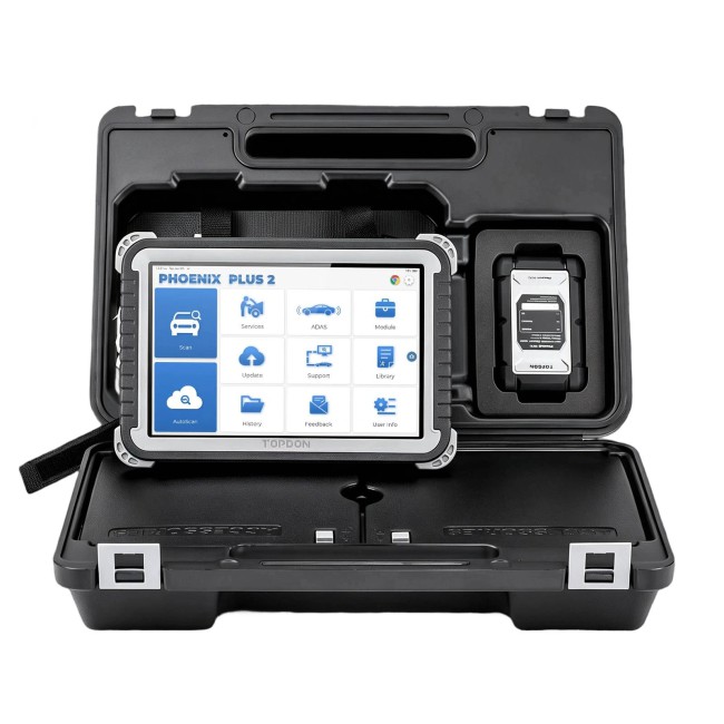 TOPDON Phoenix Plus 2 Integrated Diagnostic Tool Bi-Directional Control Topology Mapping 41 Maintenance Services ECU Coding FCA SGW AutoAuth
