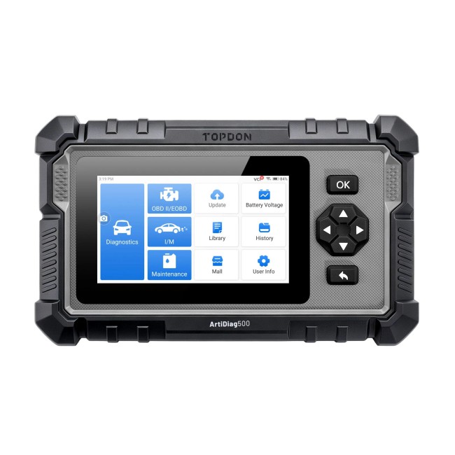 TOPDON ArtiDiag500 AutoVIN Live Data Stream 6 Reset Functions