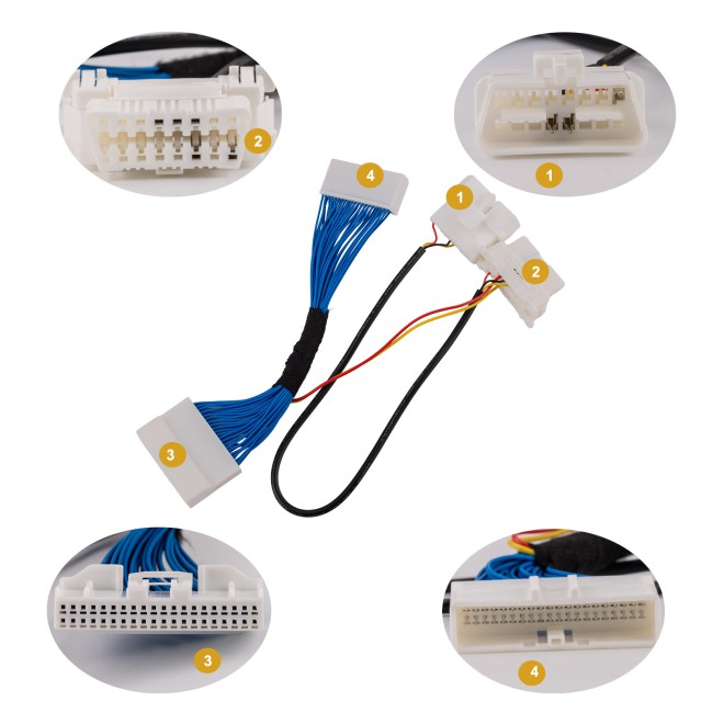 KEYDIY 40 Pin Gateway Cable for Nissan/Mitsubishi Used with KD-X4