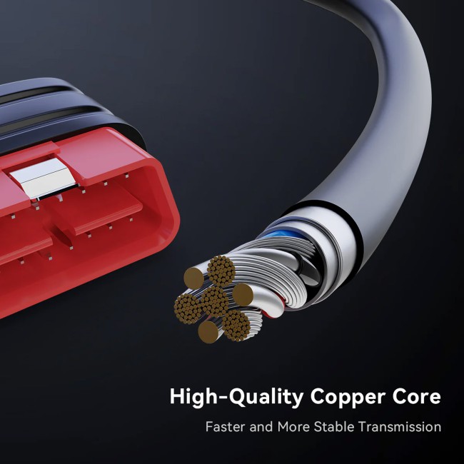 THINKCAR THINKDIAG Extension Cable Length 60cm, High-quality Copper Core Wire, Use Eco-friendly Materials, Supports Connecting to All OBD2 Devices