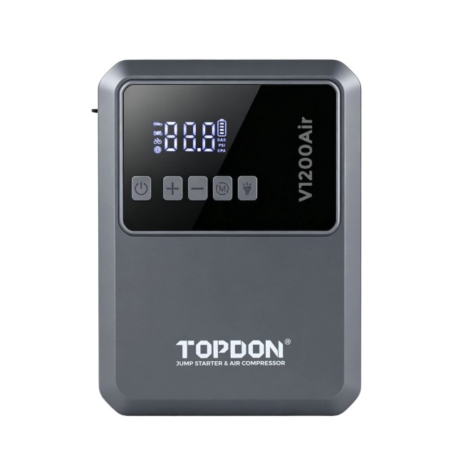 TOPDON V1200AIR 2-in-1 1200 Peak Amp Jump Starter & Tire Inflator