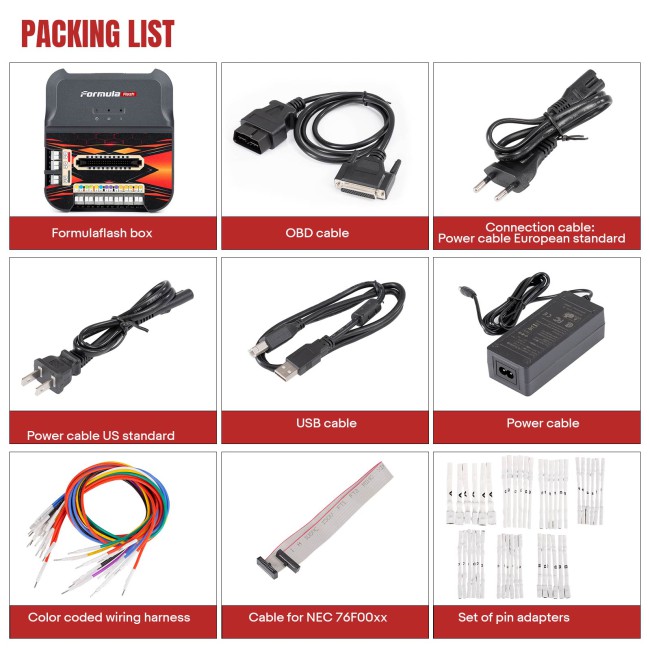 Formula FLash ECU Clone, Data Read & Write, VIN Modify, IMMO Off, Power Upgrade, DTC Clean for Bike, Truck, Tractor, Bus, Boat, Car