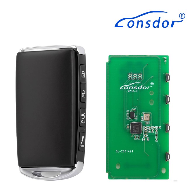 LONSDOR MZ30-13 Remote Key 4 Buttons Supports ID49 315MHz 433.92MHz for Mazda