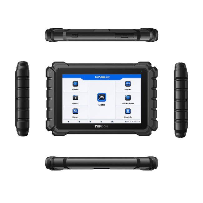 TOPDON ONE Moto Diagnostic Scanner for Motorcycles, ATVs and Marine Vehicles, Supports 2-Year Free Updates, 45 Languages