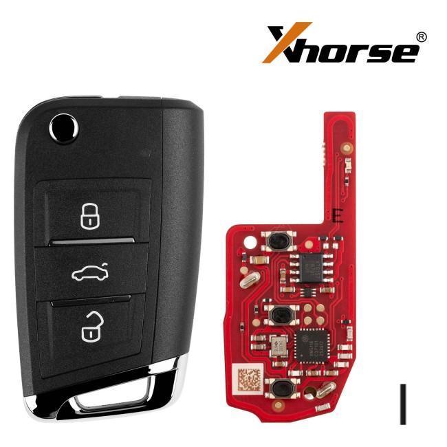 [5pcs/ lot] XHORSE XEDM24EN Second Generation Super Remote MQB Style 3 Buttons