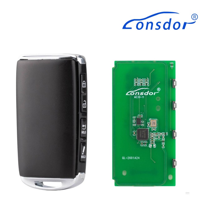 LONSDOR MZ30-12 Remote Key 4 Buttons Supports ID49 315MHz 433.92MHz for Mazda