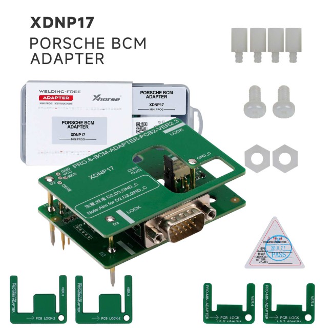 Xhorse XNDP17 Solder-free Adapters For Porsche IMMO Work with Key Tool Plus/Multi-Prog/Mini Prog