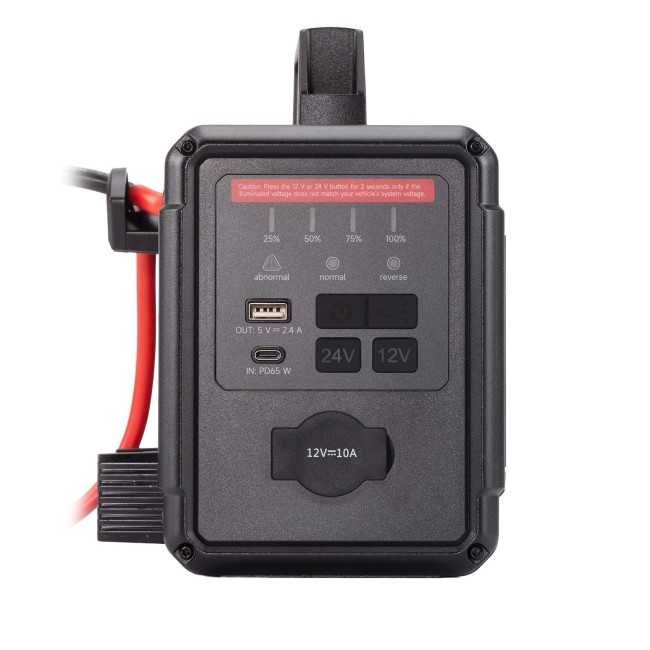 TOPDON V4000 HD 12V/24V 4000A Jump Starter Supports 60 Starts for Passenger vehicles & Light-duty, Fast Charge to  Full Power in 3.5H