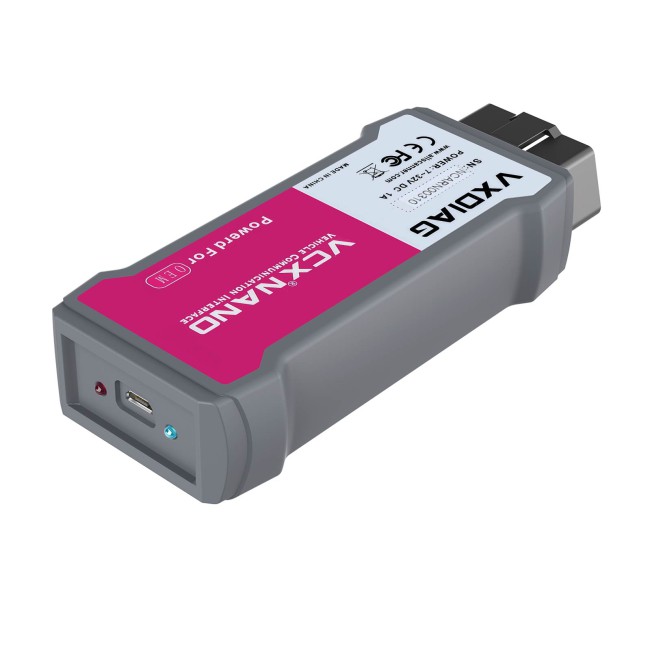 VXDIAG VCX NANO for Renault OBD2 Scanner All Systems Diagnosis Bi directional Support ECU Coding/Programming USB Connection