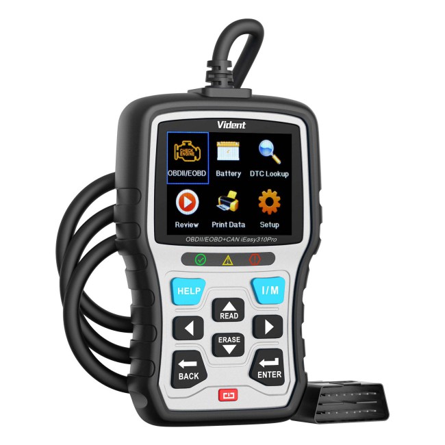 VIDENT iEasy310 Pro (Silver) Enhanced OBD2 Automotive Scanner Professional OBDII Code Reader Engine Fault Scan Tool Car Diagnostic Tool