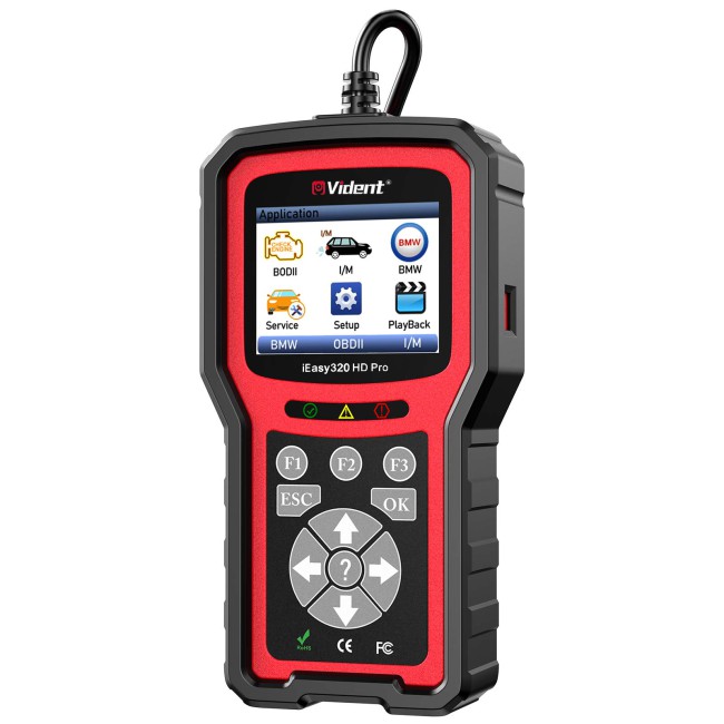 Vident iEasy320HD Diesel Truck Diagnostic Tool OBD2 Scanner Automotive Code Reader Trucks Cars OBD2 Diagnostic Tool