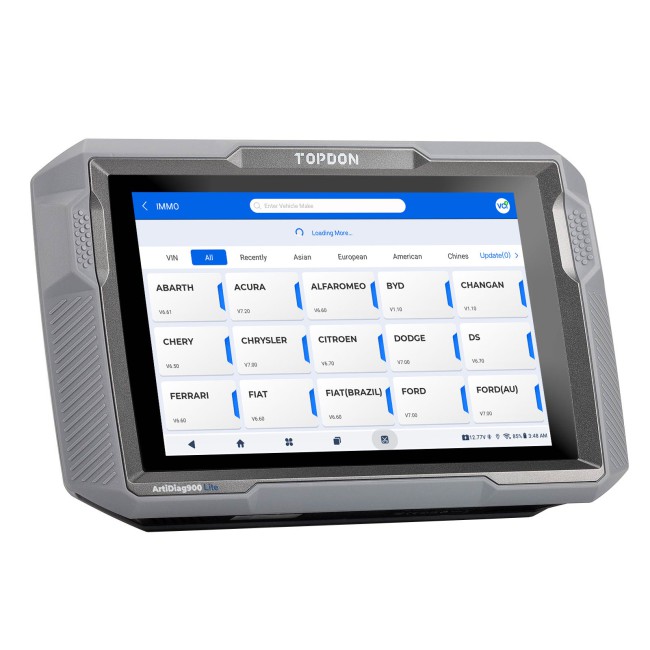 TOPDON UltraDiag 8 Inch Key Programming & Scan Tool Bi-directional Control Support 100+ Car Brands 30+ Service Functions