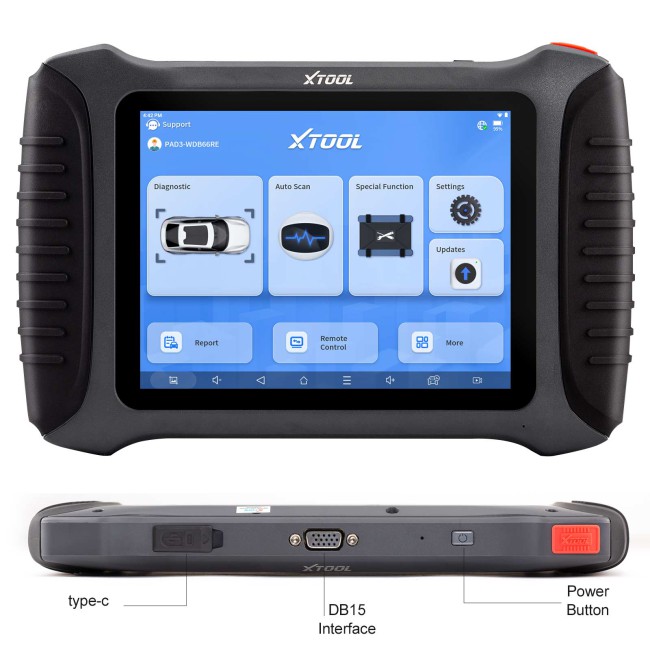 XTOOL X100 PAD3 Auto Key programmer For Toyota/Lexus Key Lost VW 4/5th Anti-theft Immo