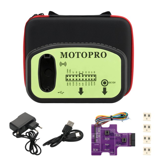 MOTOPRO PC-based Motorcycle Key Programmer Supports Transponder Read/write, PIN Code Calculation, Key Programming