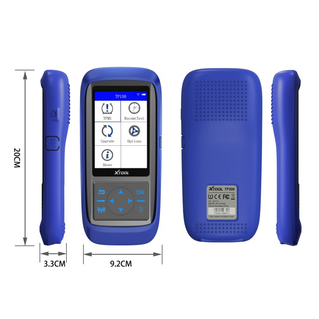 XTOOL TP150 Tire Pressure Monitoring System OBD2 TPMS Diagnostic Scanner Tool TPMS Program 315&433 MHZ Sensor