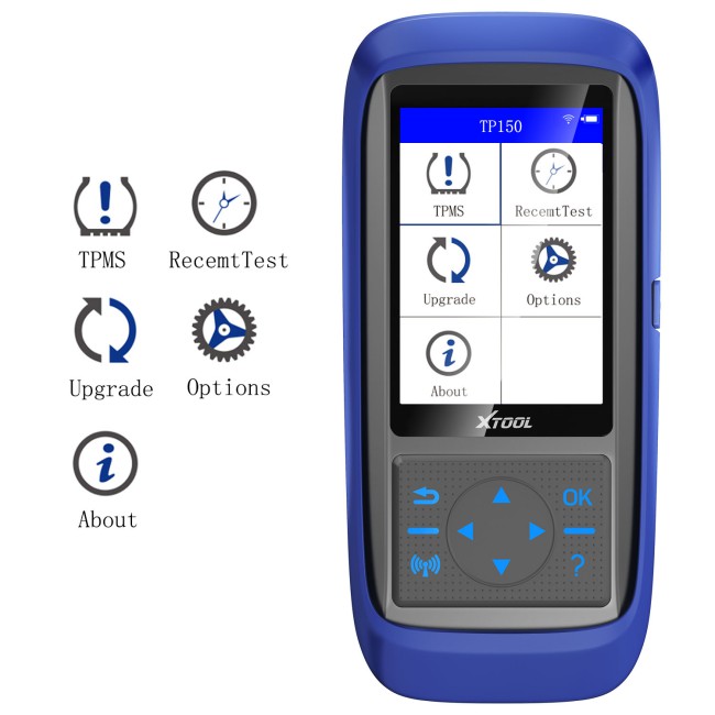 XTOOL TP150 Tire Pressure Monitoring System OBD2 TPMS Diagnostic Scanner Tool TPMS Program 315&433 MHZ Sensor