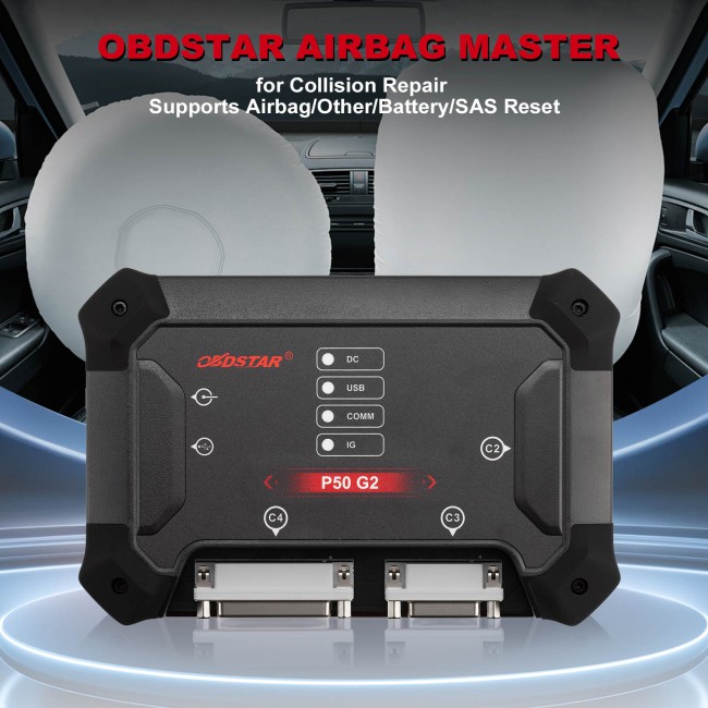 OBDSTAR P50 G2 for Collision Repair Supports Airbag/Other/Battery/SAS Reset