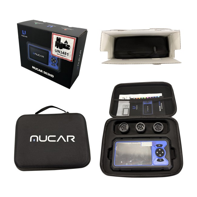 THINKCAR MUCAR 563HD Heavy-duty Diagnostic Scanner, Supports Full-system Diagnostics, 71 Truck Brands, 8 Maintenance Reset Functions