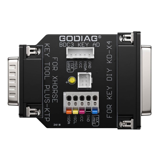 GODIAG  BCP U KEY BDC2 BDC3 14-in-1 Adapter Kit for  5C/ 5D Encrypted Key Programming & Matching Supports KEY TOOL PLUS/IM608/KD-MAX/KYDZ Tablets