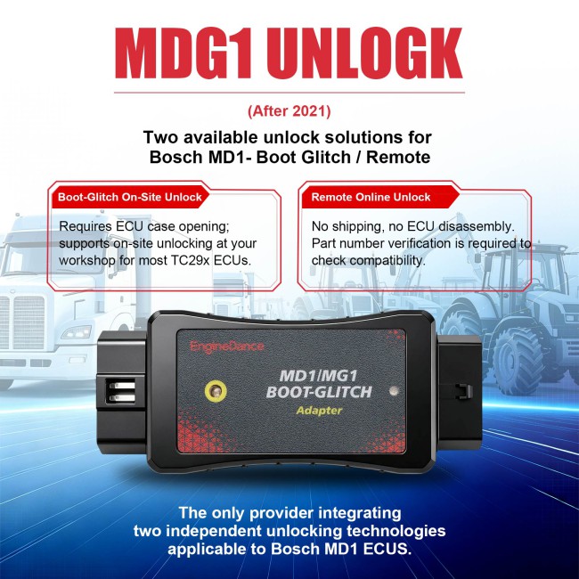 EngineDance MD1/MG1 Boot-Glitch Adapter Used with EngineDance X5