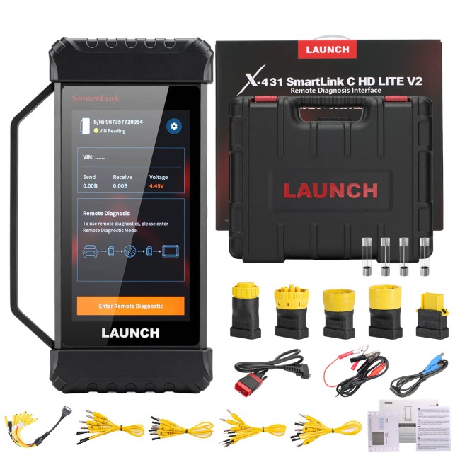 LAUNCH X-431 SmartLink C HD LITE V2 Overseas Online Expansion Package Compatible with X-431 PRO Series (8-inch Tablets）
