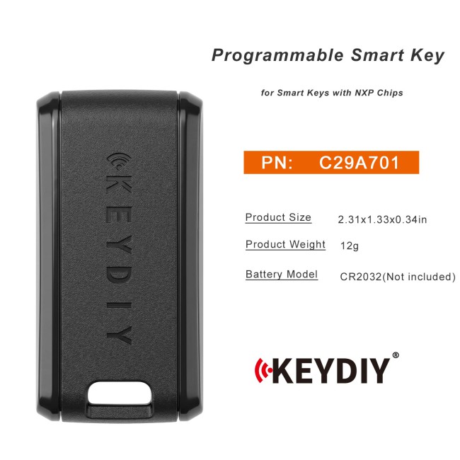 [5pcs/ lot] KEYDIY C29A701 Programmable Smart Key