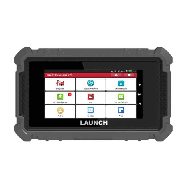 LAUNCH Creader Professional 719I Supports CAN FD and DOIP, Full OBD Functions, 24 Reset Services, LAUNCH AI, Lifetime Free Upgrade