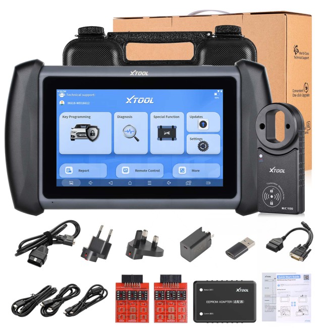 XTOOL InPlus IK618 OE-Level Bi-directional Control All System Diagnostic Tool Powerful Key Programmer 2 years Free Update 3 Years Warranty