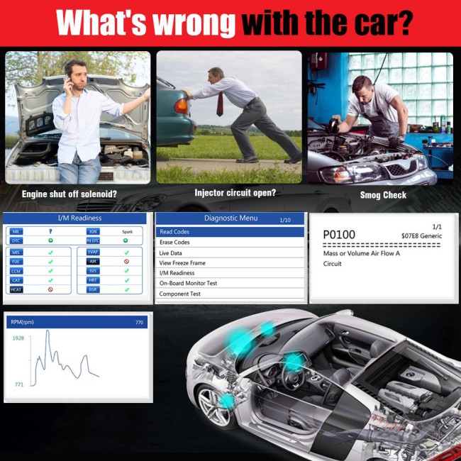 VIDENT iEasy300 Pro CAN OBDII/EOBD Code Reader