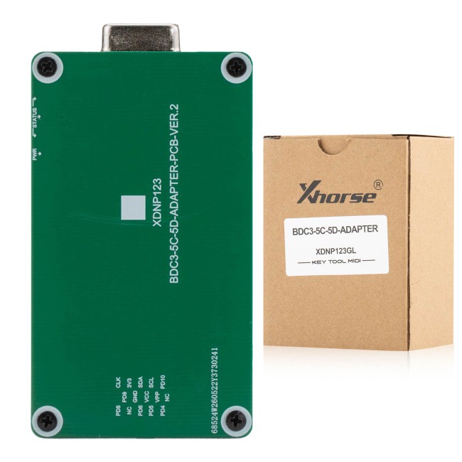 XHORSE BDC3-5C-5D Adapter PN: XDNP123GL Used with KEY TOOL MIDI