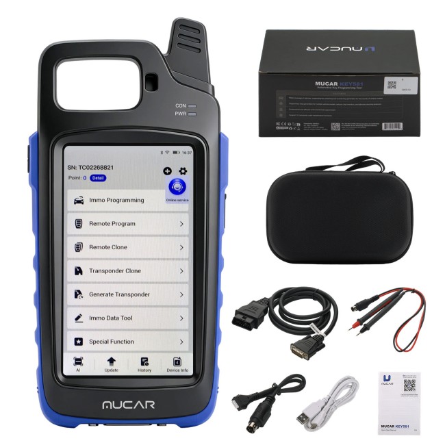 THINKCAR MUCAR KEY581 Key Programmer ALL-IN-ONE Professional Key Programming & OBDⅡ Diagnostic Tool
