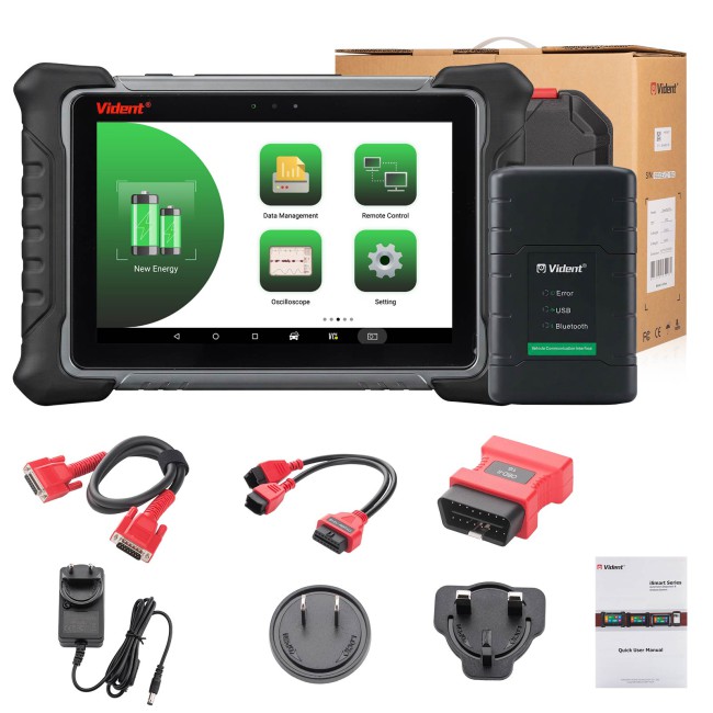 VIDENT iSmart920 EV Supports Battery Pack Detection, Professional Level IMMO & ODO Functions