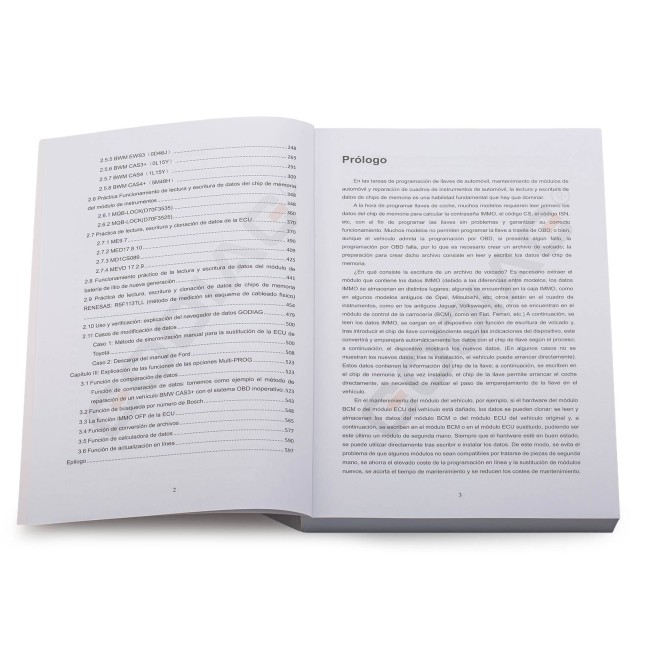 GODIAG Xhorse Multi Prog Mastering Programming Book (Spanish Version)
