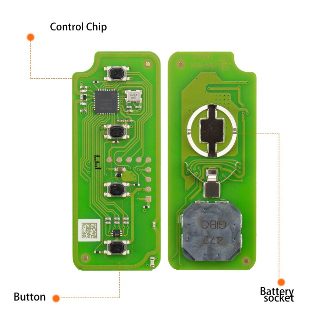 [5pcs/ lot] XHORSE XSMS01EN XM38 Smart Key 4 Buttons