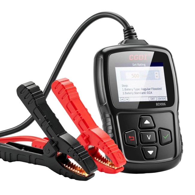 CGDI BD006 Car Battery Tester Supports Testing Vehicle's Starting Battery, Cranking Test, Charging Test, Battery Test, SOH, SOC