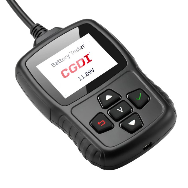 CGDI BD006 Car Battery Tester Supports Testing Vehicle's Starting Battery, Cranking Test, Charging Test, Battery Test, SOH, SOC