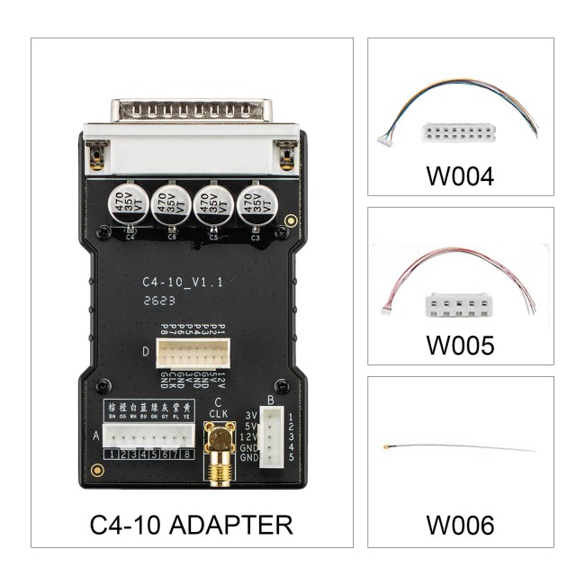 OBDSTAR C4-10 Adapter Kit BDM/JTAG Data Read/Write Adapter with Multi-ECU Compatibility