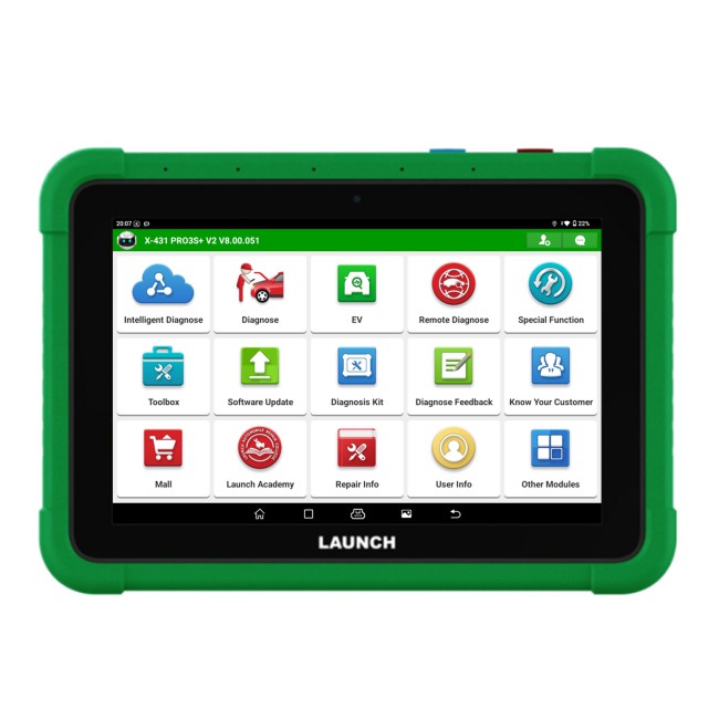 LAUNCH X-431 PRO3S+ V2 New Energy Overseas Online Diagnostics Configuration