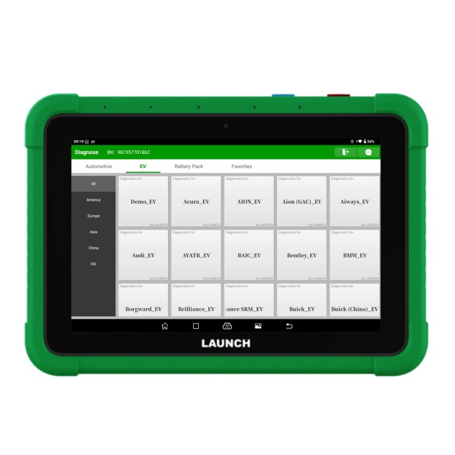 LAUNCH X-431 PRO3S+ V2 New Energy Overseas Online Diagnostics Configuration