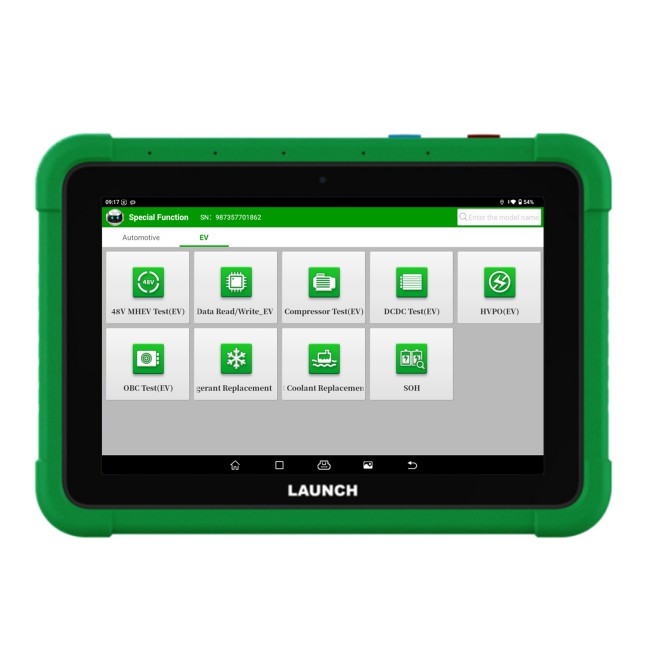 LAUNCH X-431 PRO3S+ V2 New Energy Overseas Online Diagnostics Configuration